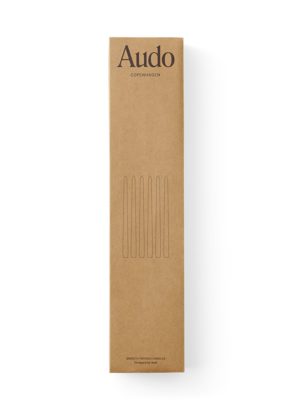 Spire Smooth Tapered lys 6-pak, Ivory